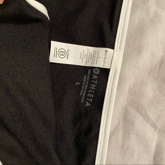 NWT Athleta Black Ribbed Bikini Bottom - Picture 8 of 10